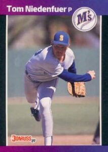 Tom Niedenfuer 1989 Donruss baseball card