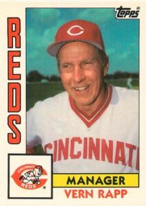 Vern Rapp 1984 Topps Baseball Card