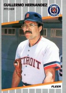 Willie Hernandez 1989 Fleer baseball card