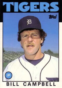 Bill Campbell 1986 Topps Baseball Card