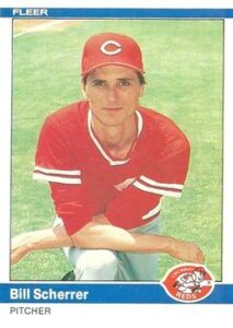 Bill Scherrer 1984 Fleer Baseball Card