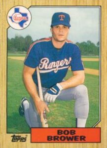 Bob Brower 1987 Topps Baseball Card
