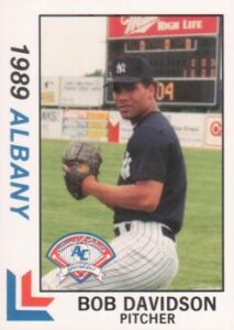Bob Davidson 1989 minor league baseball card