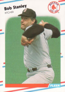 Bob Stanley 1988 Fleer Baseball Card