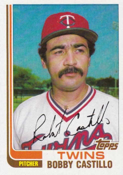 Bobby Castillo 1982 Topps Baseball Card - 1980s Baseball