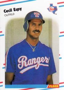 Cecil Espy 1988 Fleer baseball card
