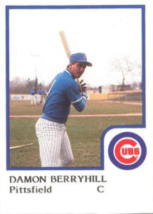 Damon Berryhill 1986 minor league baseball card