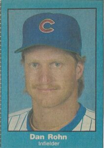 Dan Rohn 1984 Chicago Tribune baseball card