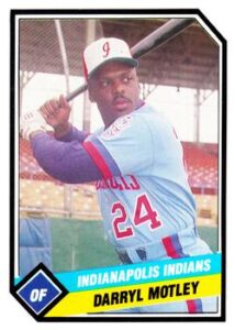 Darryl Motley 1989 minor league baseball card