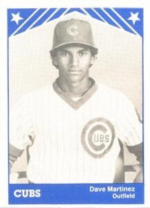 Dave Martinez 1983 minor league baseball card