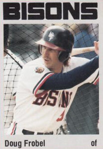 Doug Frobel 1987 minor league baseball card
