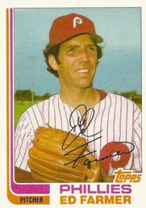 Ed Farmer 1982 Topps Baseball Card