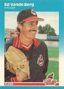 Ed Vande Berg 1987 Fleer baseball card