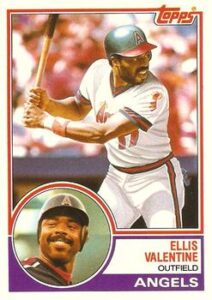 Ellis Valentine 1983 Topps Baseball Card