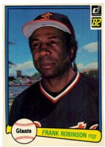 Frank Robinson 1982 Donruss Baseball Card