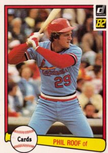 Gene Roof 1982 Donruss Baseball Card
