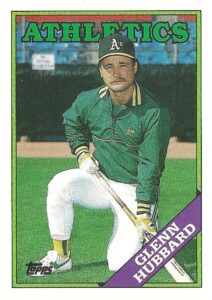 Glenn Hubbard 1988 Topps Baseball Card