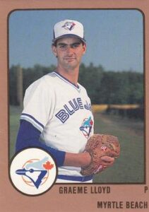 Graeme Lloyd 1988 minor league baseball card