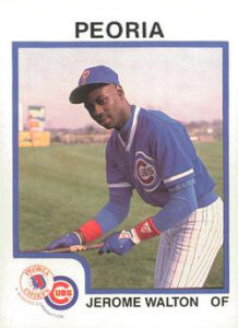 Jerome Walton 1987 minor league baseball card