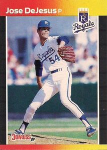 Jose DeJesus 1989 Donruss Baseball Card