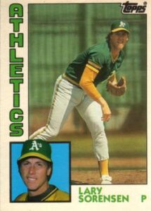 Lary Sorensen 1984 Topps Baseball Card