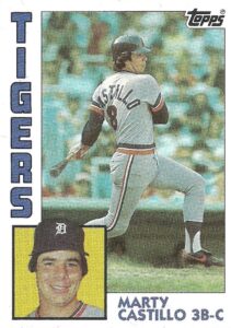 Marty Castillo 1984 Topps Baseball Card