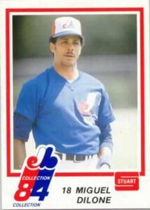 Miguel Dilone 1984 Stuart baseball card