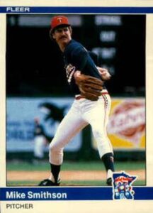 Mike Smithson 1984 Fleer Baseball Card