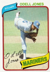 Odell Jones 1980 Topps Baseball Card