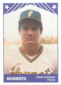 Ozzie Canseco 1983 minor league baseball card