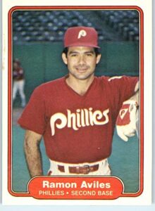 Ramon Aviles 1981 Fleer Baseball Card
