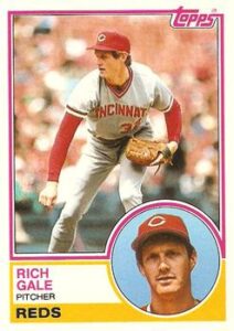 Rich Gale 1983 Topps Baseball Card