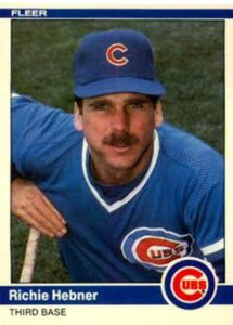 Richie Hebner 1984 Fleer Baseball Card