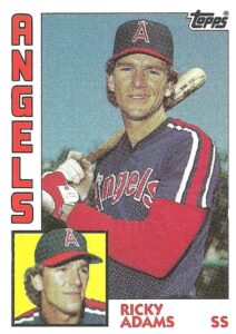 Ricky Adams 1984 Topps Baseball Card