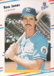 Ross Jones 1988 Fleer Baseball Card