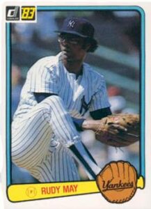 Rudy May 1983 Donruss Baseball Card