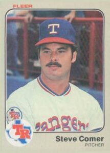 Steve Comer 1983 Fleer Baseball Card