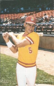 Stu Pederson 1986 minor league baseball card