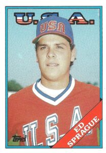 Ed Sprague 1988 Topps Baseball Card