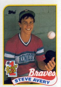 Steve Avery 1989 Topps Baseball Card