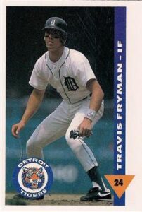 Travis Fryman 1991 Tigers Baseball Card