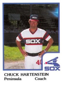 Chuck Hartenstein 1986 minor league baseball card