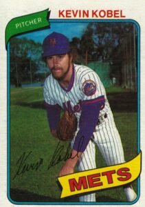 Kevin Kobel 1980 Topps Baseball Card