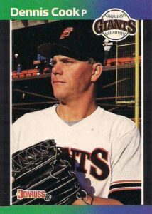 Dennis Cook 1989 Donruss Baseball Card