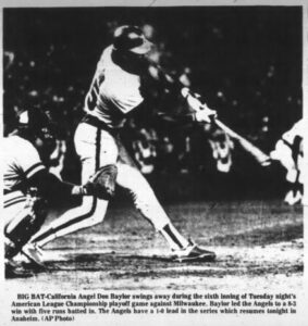 1982 ALCS Game 1
