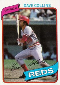 Dave Collins 1980 Topps Baseball Card