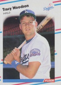 Tracy Woodson 1989 Fleer Baseball Card
