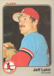 Jeff Lahti 1983 Fleer Baseball Card