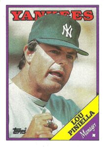 Lou Piniella 1988 Topps Baseball Card