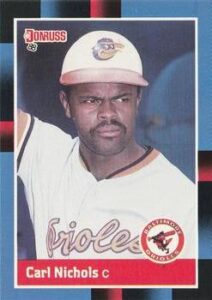 Carl Nichols 1988 Donruss Baseball Card